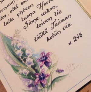 Adressin käsintekstaus ja lähetys saajan osoitteeseen