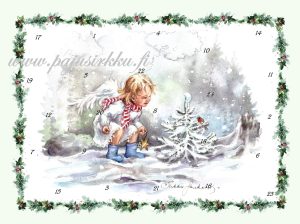 Joulukalenteri 3 Enkelin joulukuusi